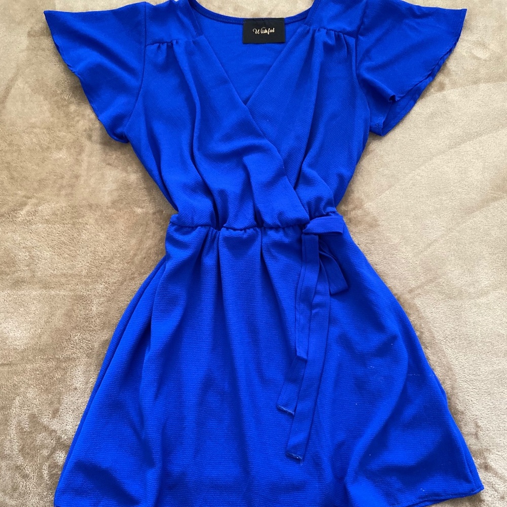 Blue dress